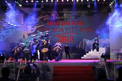 Một số hình ảnh tại Lễ Khai mạc Triển lãm Không gian Di sản Văn hóa Việt Nam 2018